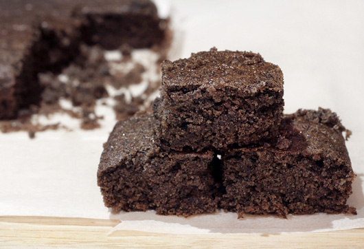 brownies made with black beans