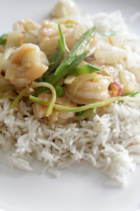 Thai Red Curry with Prawns