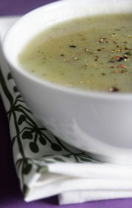 Lightly Curried Cruciferous Soup