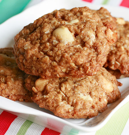 Cashew and Macadamia White Chip Cookies