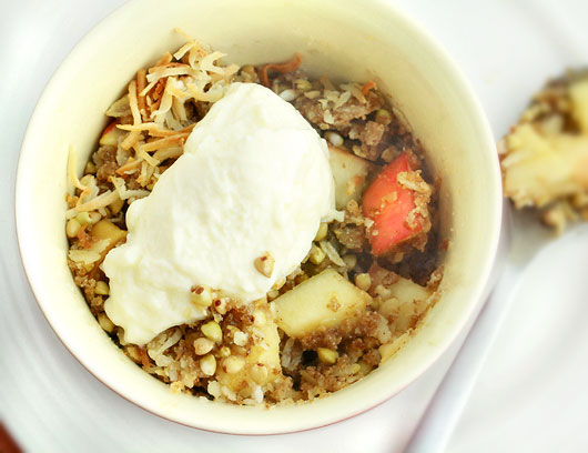 Coconut & Cinnamon Apple Crumble