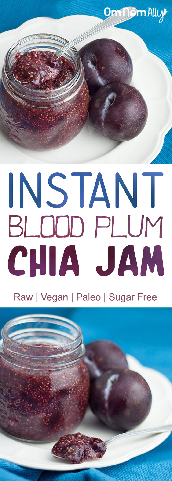 This Raw, Vegan, Paleo and Sugar Free condiment is the easiest jam you'll ever make - because chia seeds are magic!