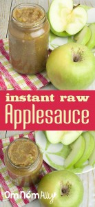 Instant Raw Applesauce @OmNomAlly