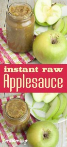 Instant Raw Applesauce @OmNomAlly