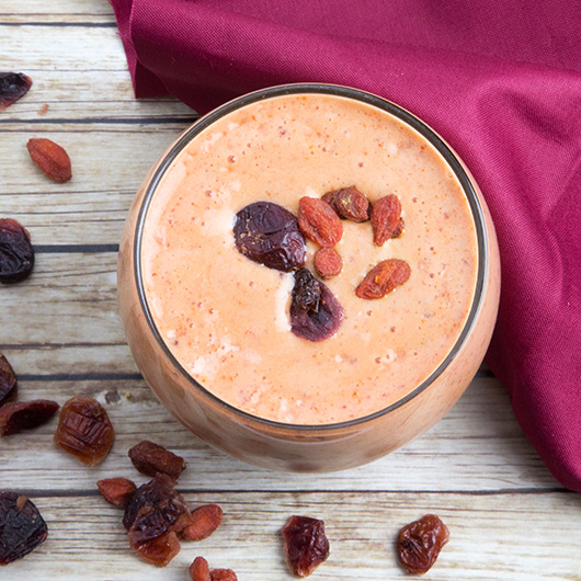 Cranberry Kefir Smoothie - Om Nom Ally