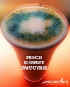 Peach Sherbet Smoothie