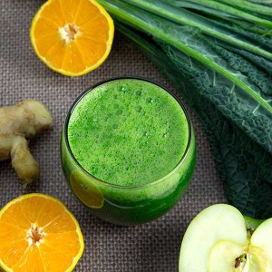 Green Adrenal Tonic Smoothie @OmNomAlly