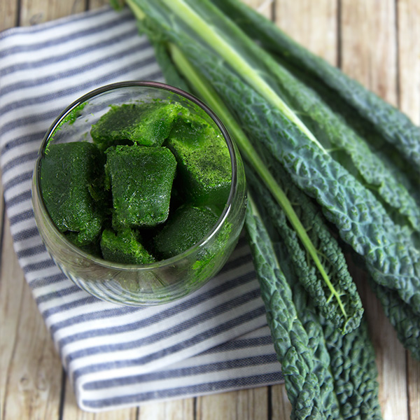 How To Freeze Greens To Make Your Own Green Smoothie Cubes