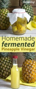 Homemade Fermented Pineapple Vinegar @OmNomAlly