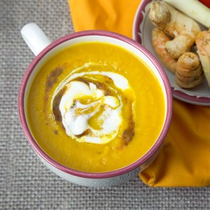 Anti-inflammatory Carrot & Three Ginger Soup | Om Nom Ally