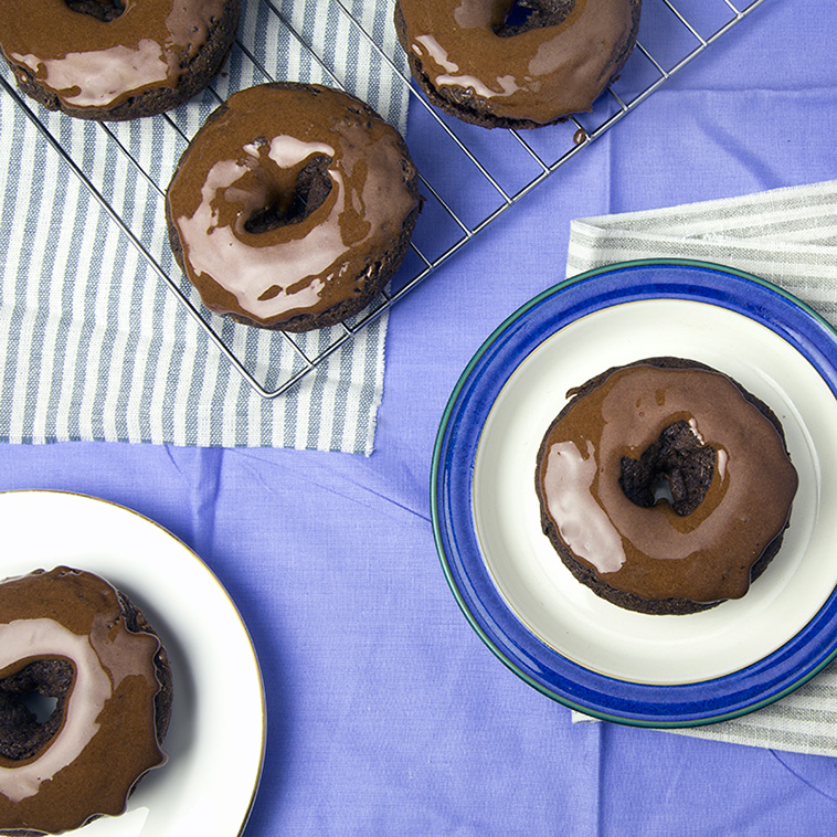 Grain-Free Chocolate Donuts + Protein Icing | Om Nom Ally