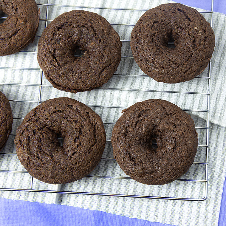 Grain-Free Chocolate Donuts + Protein Icing | Om Nom Ally