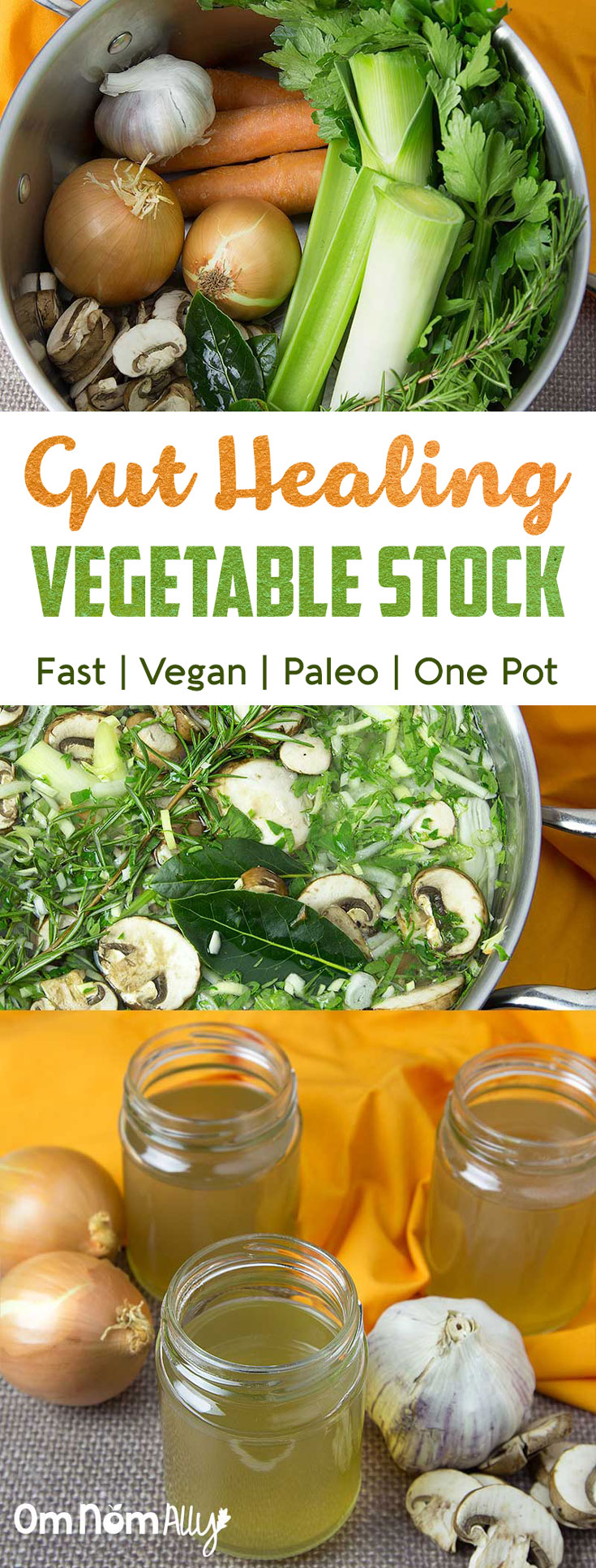 Gut Healing Vegetable Stock @OmNomAlly