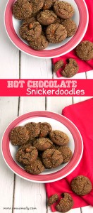 Hot Chocolate Snickerdoodles @OmNomAlly