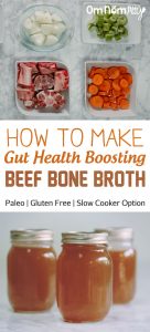 How To Make Gut Health Boosting Beef Bone Broth @OmNomAlly - Paleo & Gluten Free with Slow Cooker Option - VIDEO RECIPE